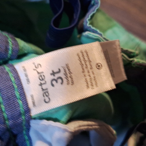 💥Buy2Get1Free💥Carter's Green Casual Shorts with Elastic - Picture 3 of 3